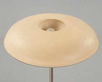 Harald Elof Notini, a white metal floor lamp, Böhlmark's, Stockholm 1930's.