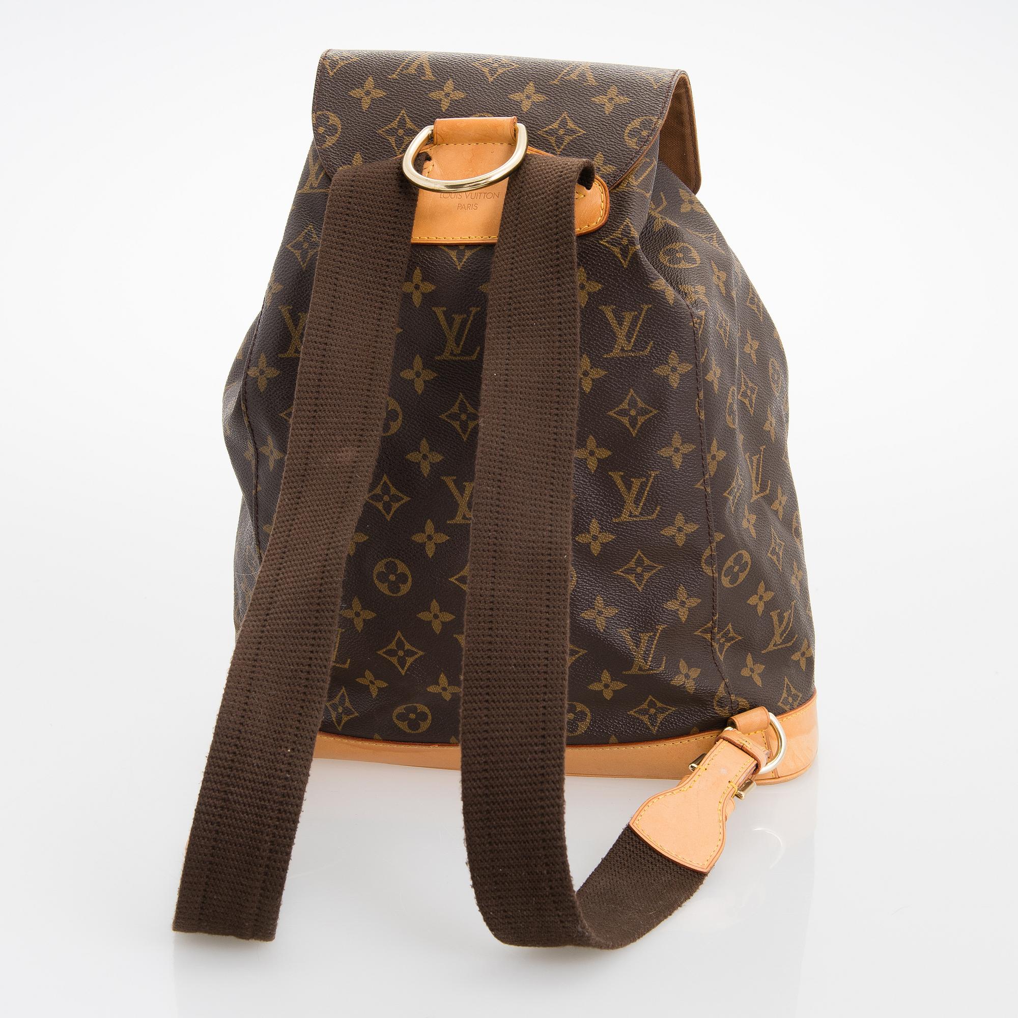 LOUIS VUITTON Monogram Canvas Montsouris GM Backpack.