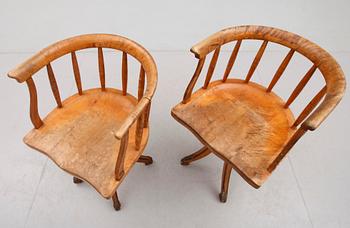 SKRIVSTOLAR, 1 par, 1900-talets början.