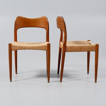 STOLAR, ett par, Niels O Möller, Danmark, 1950/1960-tal.