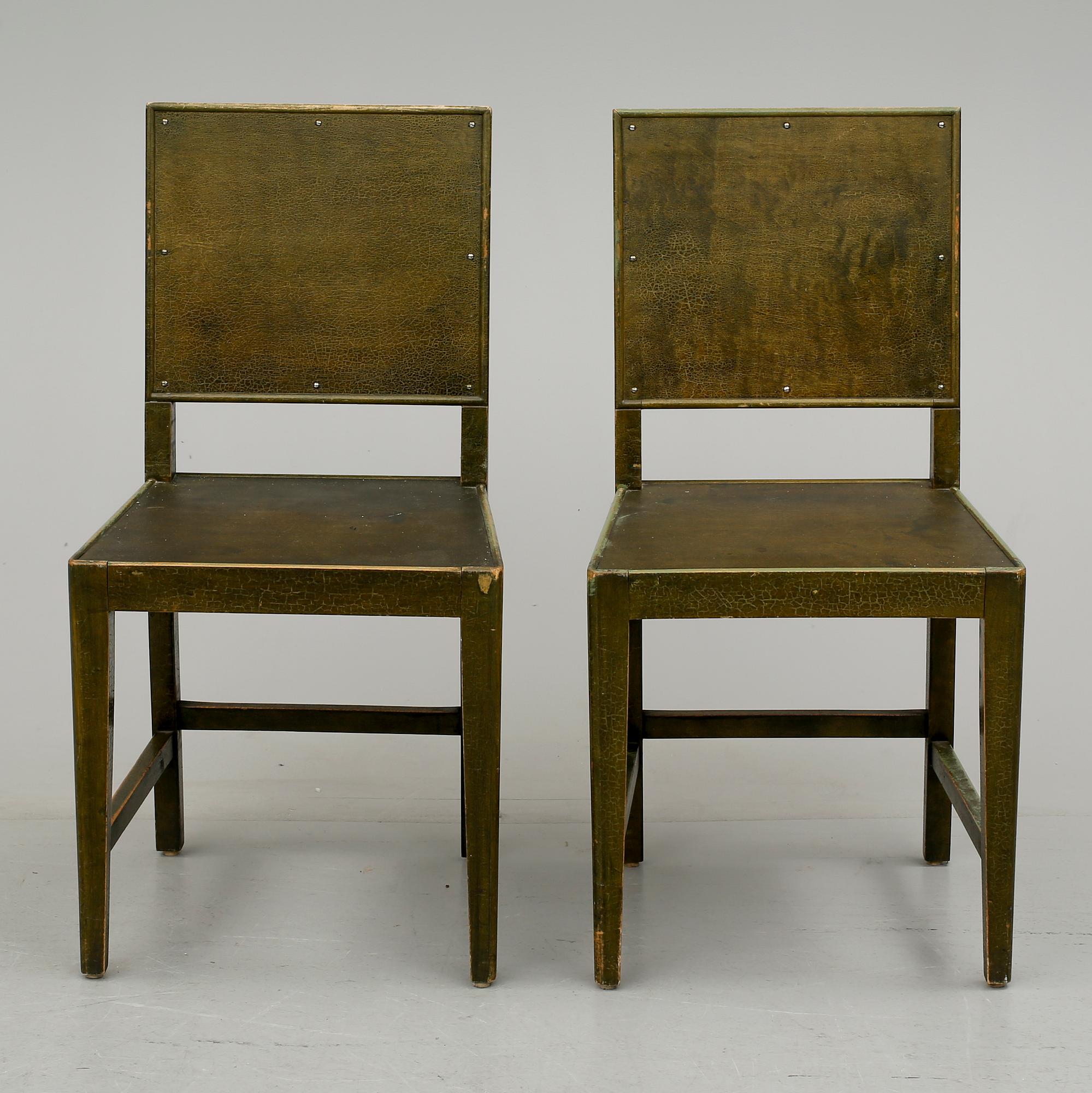 STOLAR. 8 stycken, 1930/40-tal.