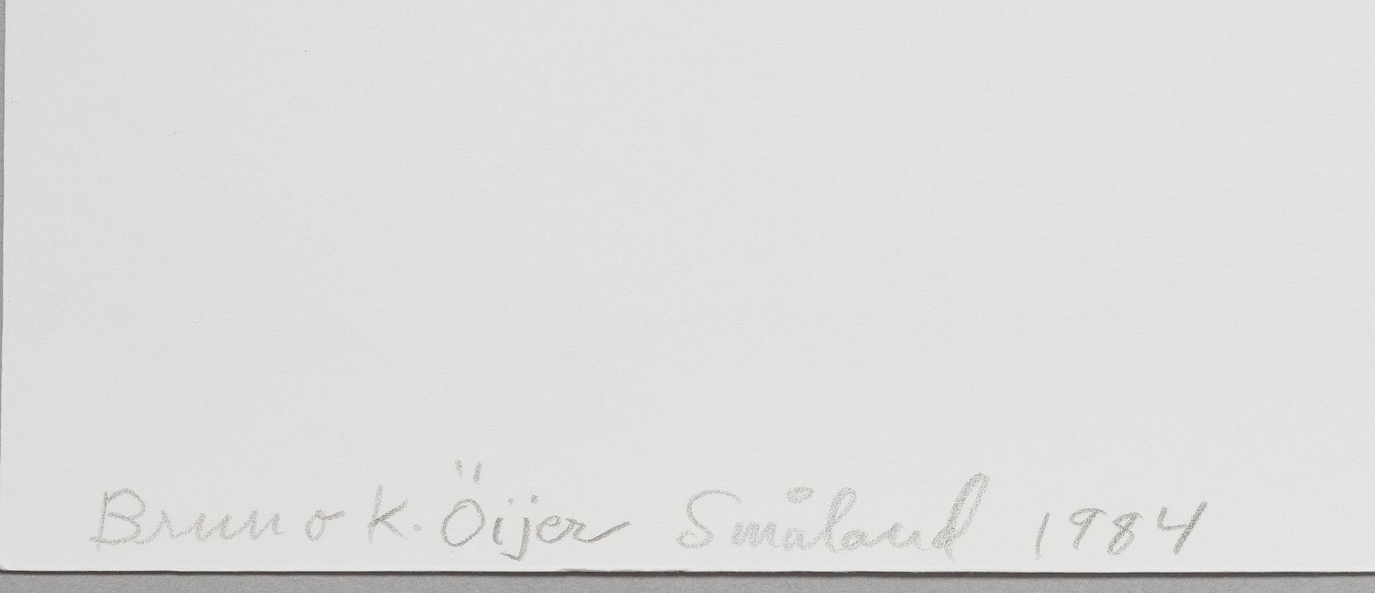 Peter de Ru, "Bruno K Öijer i Småland, 1984".
