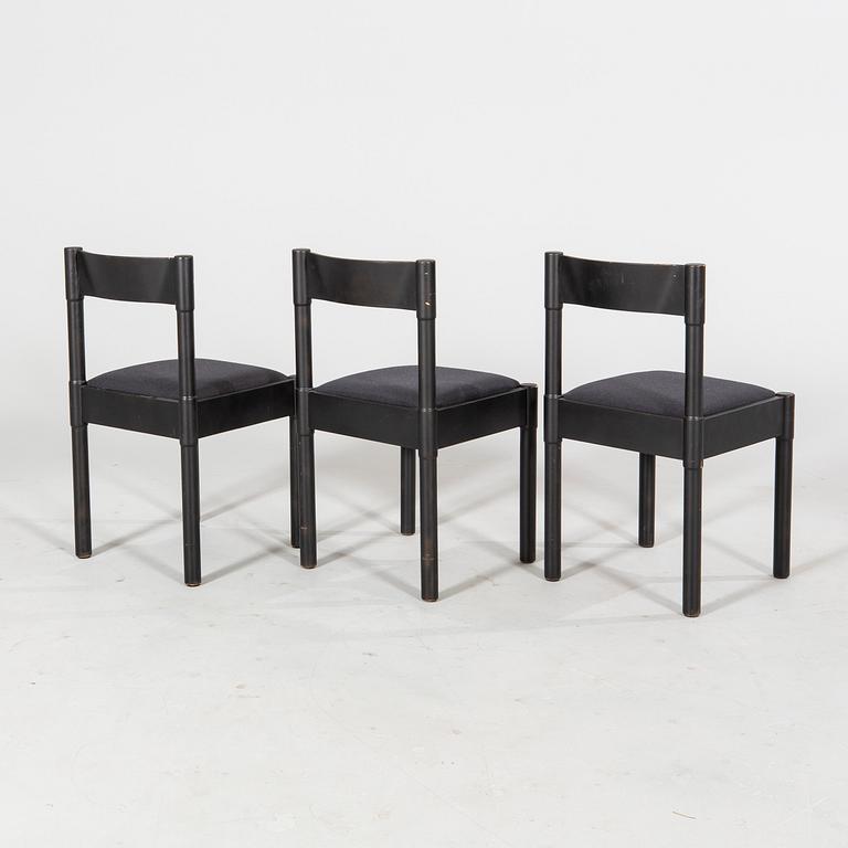 Vico Magistretti, a set of six chairs.