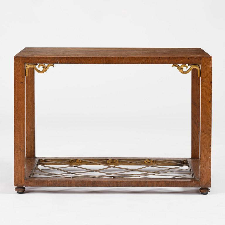 Niels Holger Rasmussen, an oak coffee table, Denmark, ca. 1924-27.