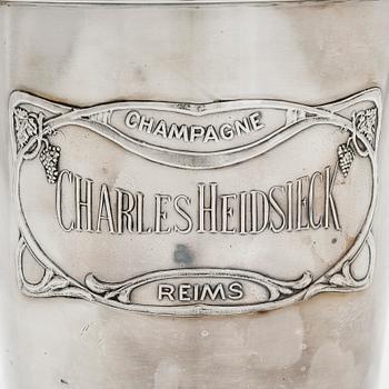 Samppanjajäähdytin, Charles Heidsieck, Reims, n. 1920-30-luku.