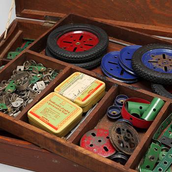 Three toys from Meccano and Schuco, around the mid 20th century.