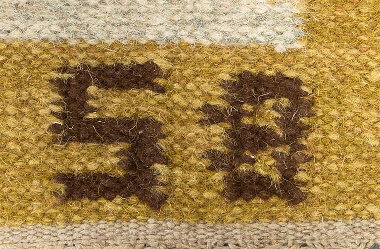 CARPET, flatweave (rölakan). 244 x 174 cm.