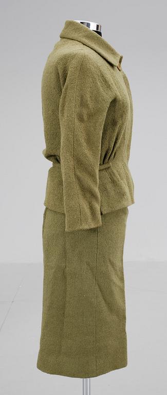 DRÄKT, 2 delar, Pierre Balmain, Paris, 1960-tal.