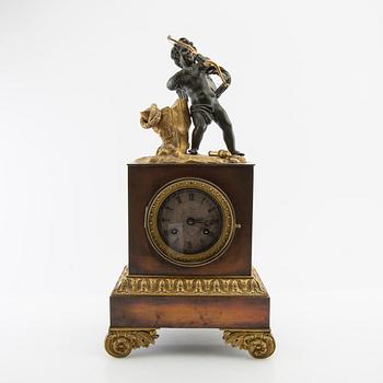 Table pendulum, late Empire, mid-19th century.