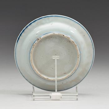 A set of six blue and white dishes, Mingdynasty, Tianqi/Chongzhen (1621-1644).