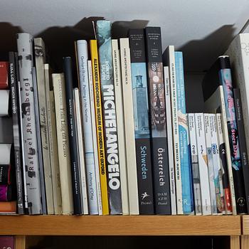 Björn Springfeldt's art library.