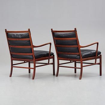 Ole Wanscher, karmstolar, ett par "Colonial Chair, PJ 149", Poul Jeppesen, Danmark.