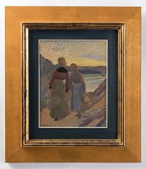 Carl Wilhelmson, "Vattenhämterskor" (Women carrying water).