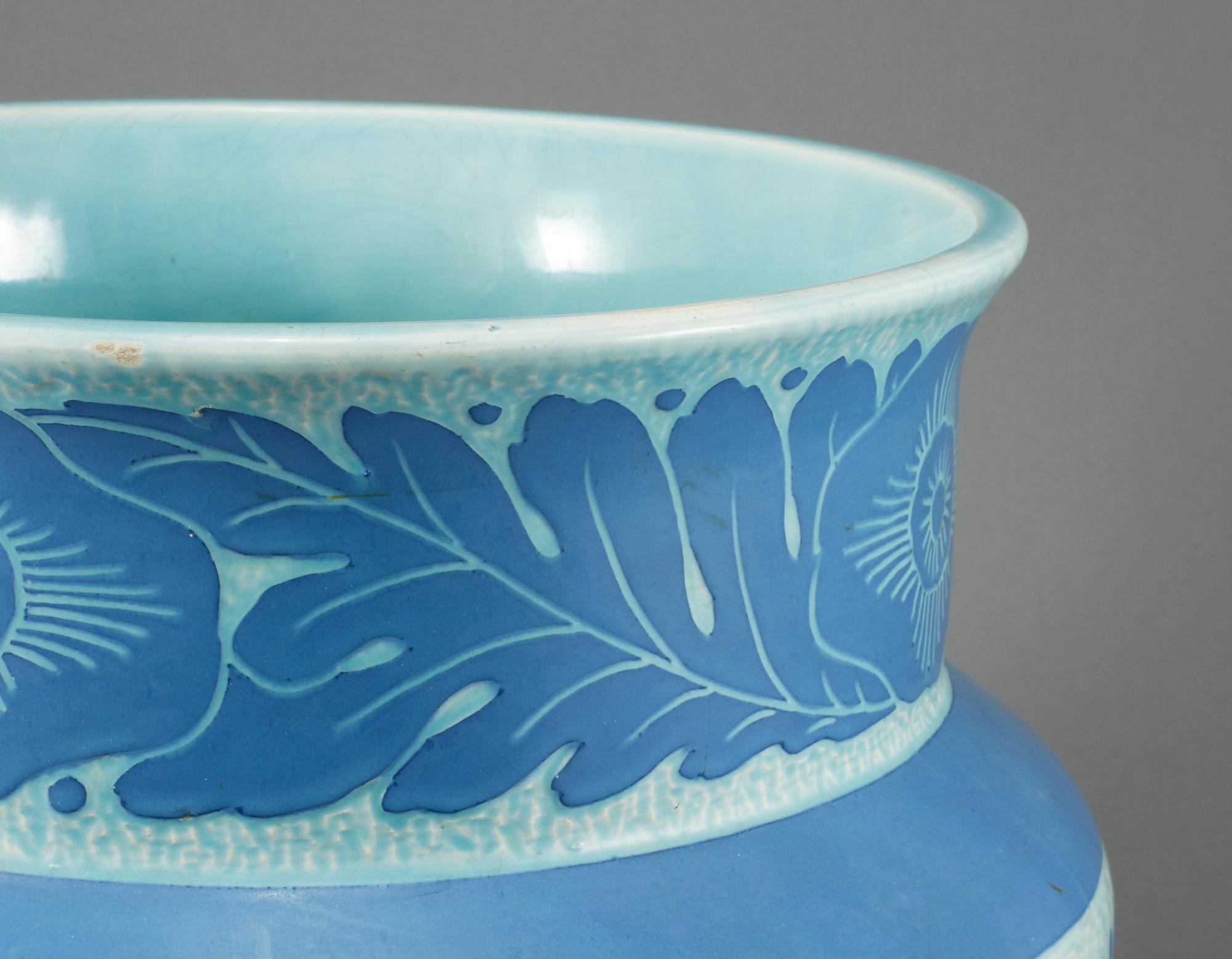 YTTERFODER/VAS, flintgods, Josef Ekberg, Sgrafitto, Gustavsberg, 1918.