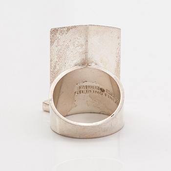 Björn Weckström, "Creature on Ceres", a sterling silver ring. Lapponia 1969.