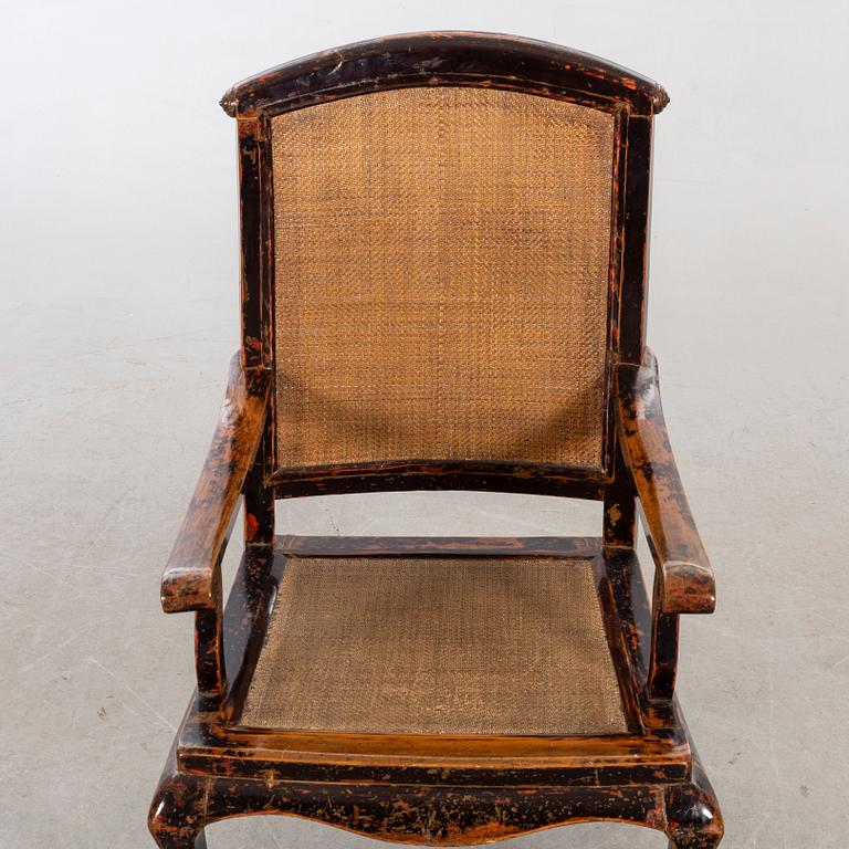 KARMSTOL Kina Kolonial 1800-talets senare del.