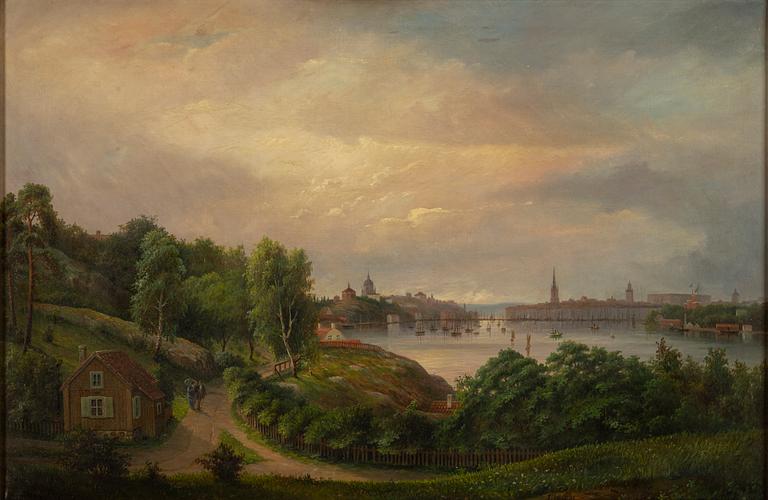 EHRNFRIED WAHLQVIST, oil on canvas, signed and dated 1881.