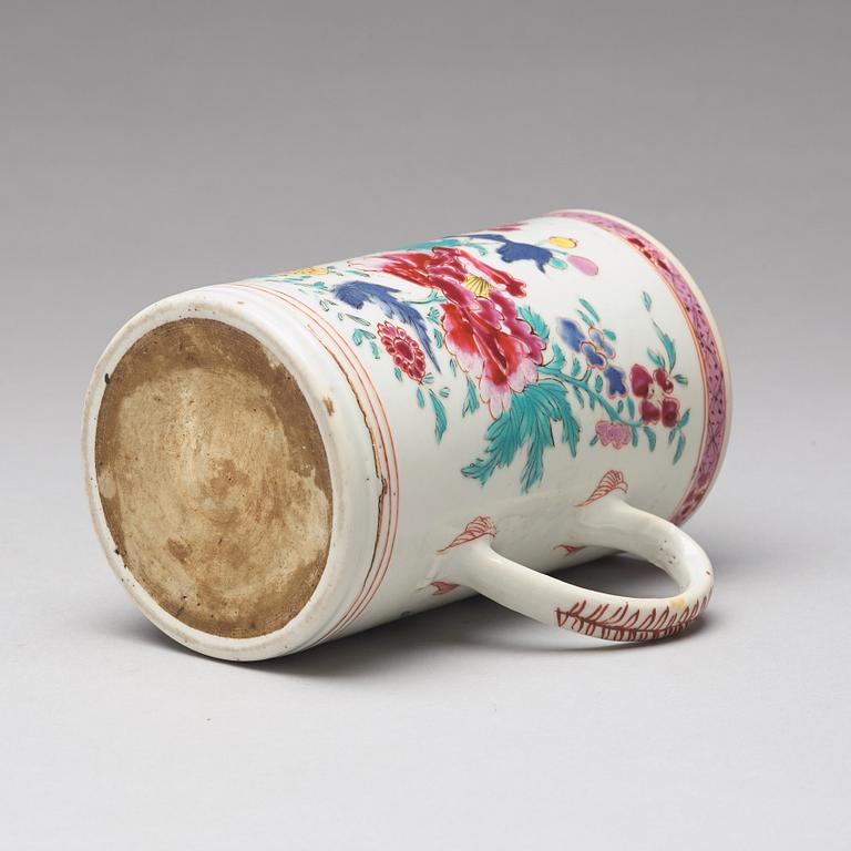 A famille rose jug, Qing dynasty, Qianlong (1736-95).