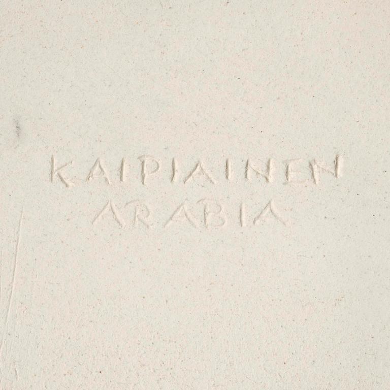 Birger Kaipiainen, praktfat, stengods, Arabia, Finland 1970-tal.