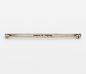 WIWEN NILSSON, brosch, silver Lund 1937,