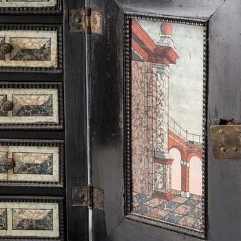 KABINETTSKÅP, barock, 1600-tal.