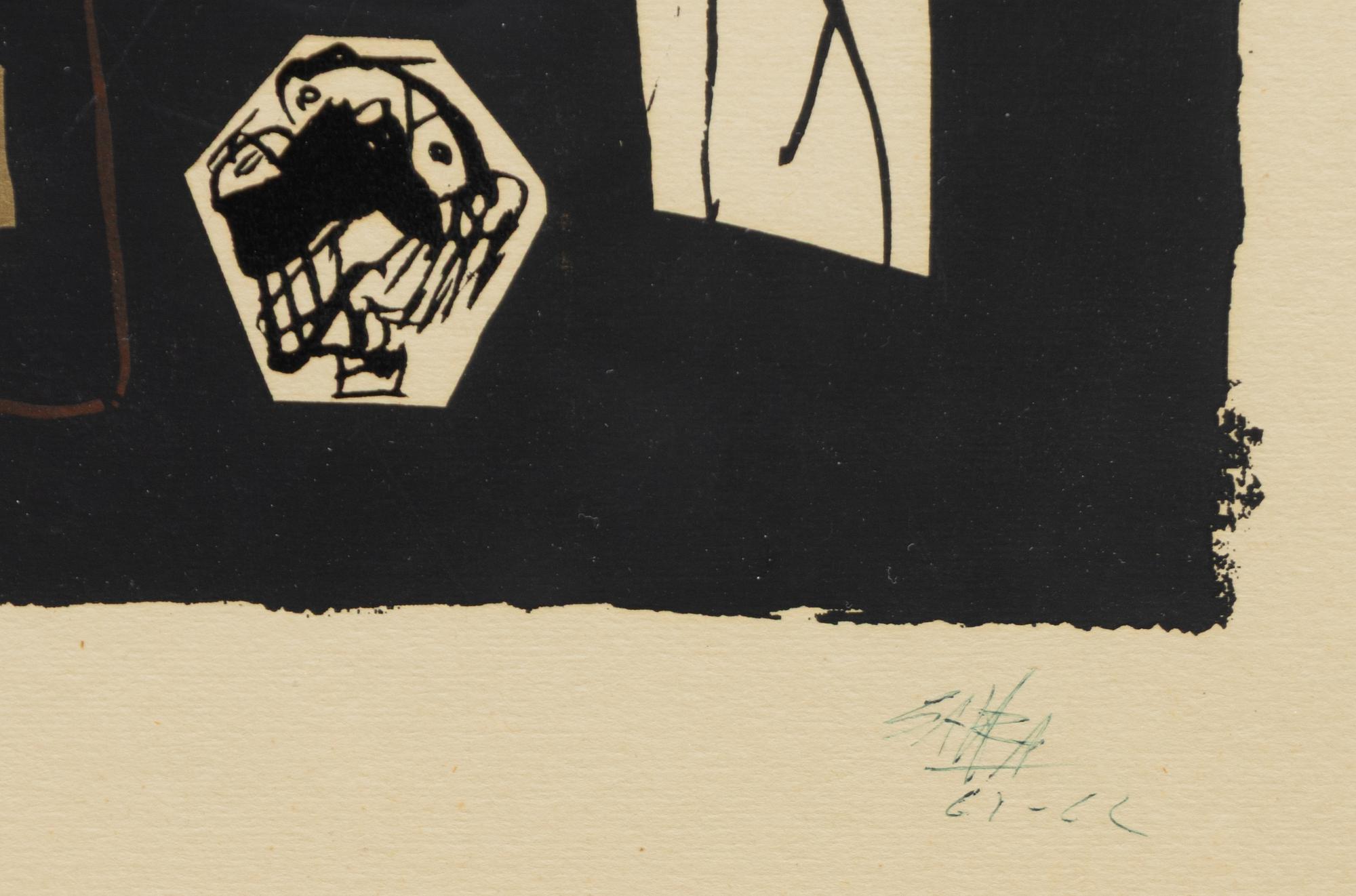 Antonio Saura, Untitled.