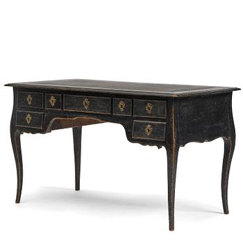 40. A Swedish rococo desk by L. Bolin (master in Stockholm 1759-1801).