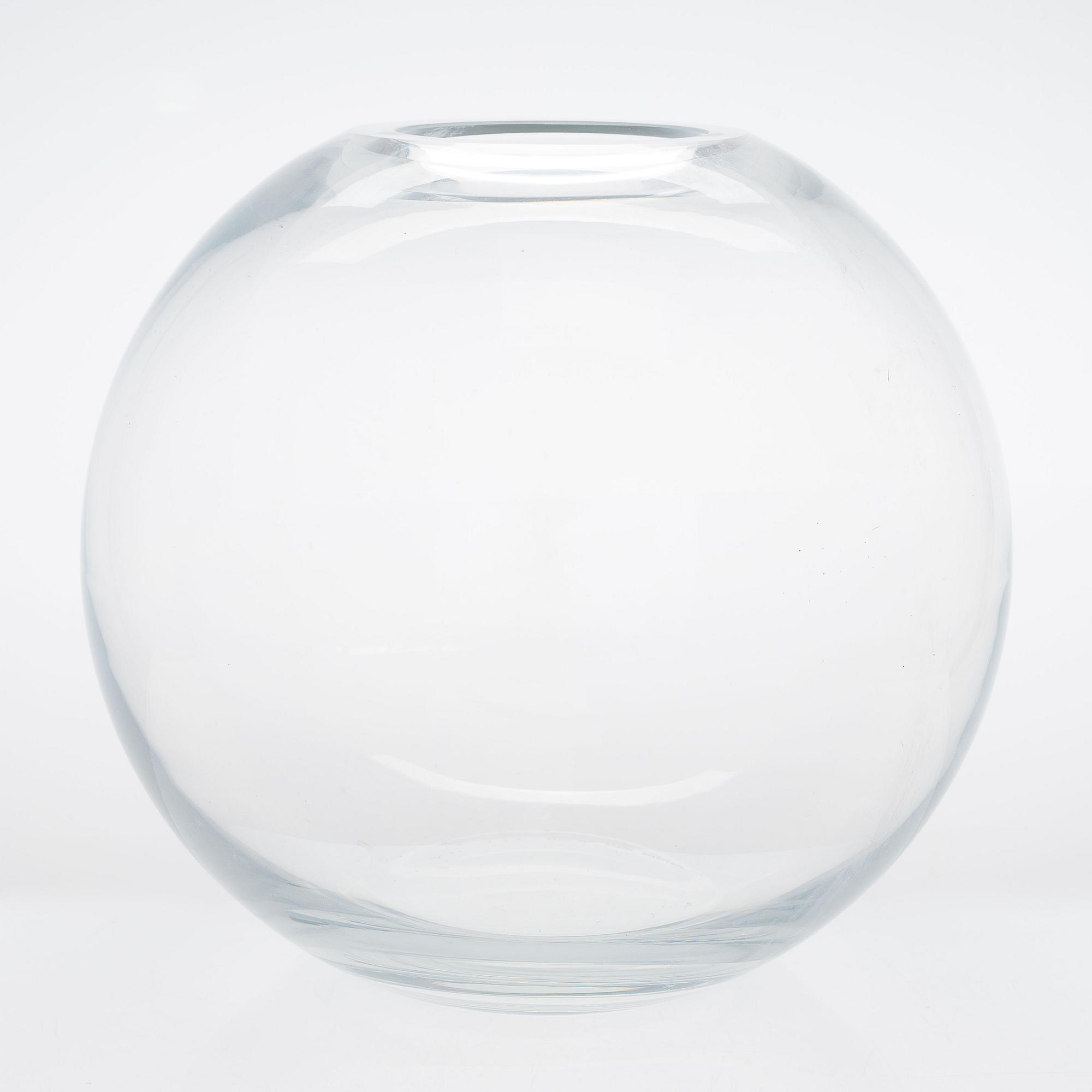 Timo Sarpaneva, konstglas "Globus" 3599, signerad Timo Sarpaneva Iittala 1984 C273.