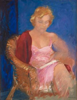 827. Peter Dahl, Seated model.