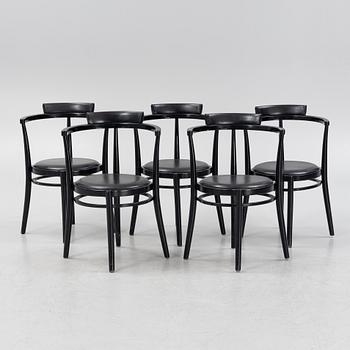 Åke Axelsson, a set of five 'Bohem' chairs, Gemla, 1989.