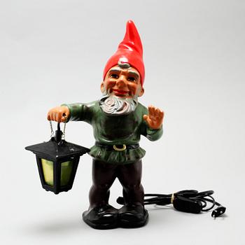 A garden gnome from Heissner in Germany, second half of the 20th century.