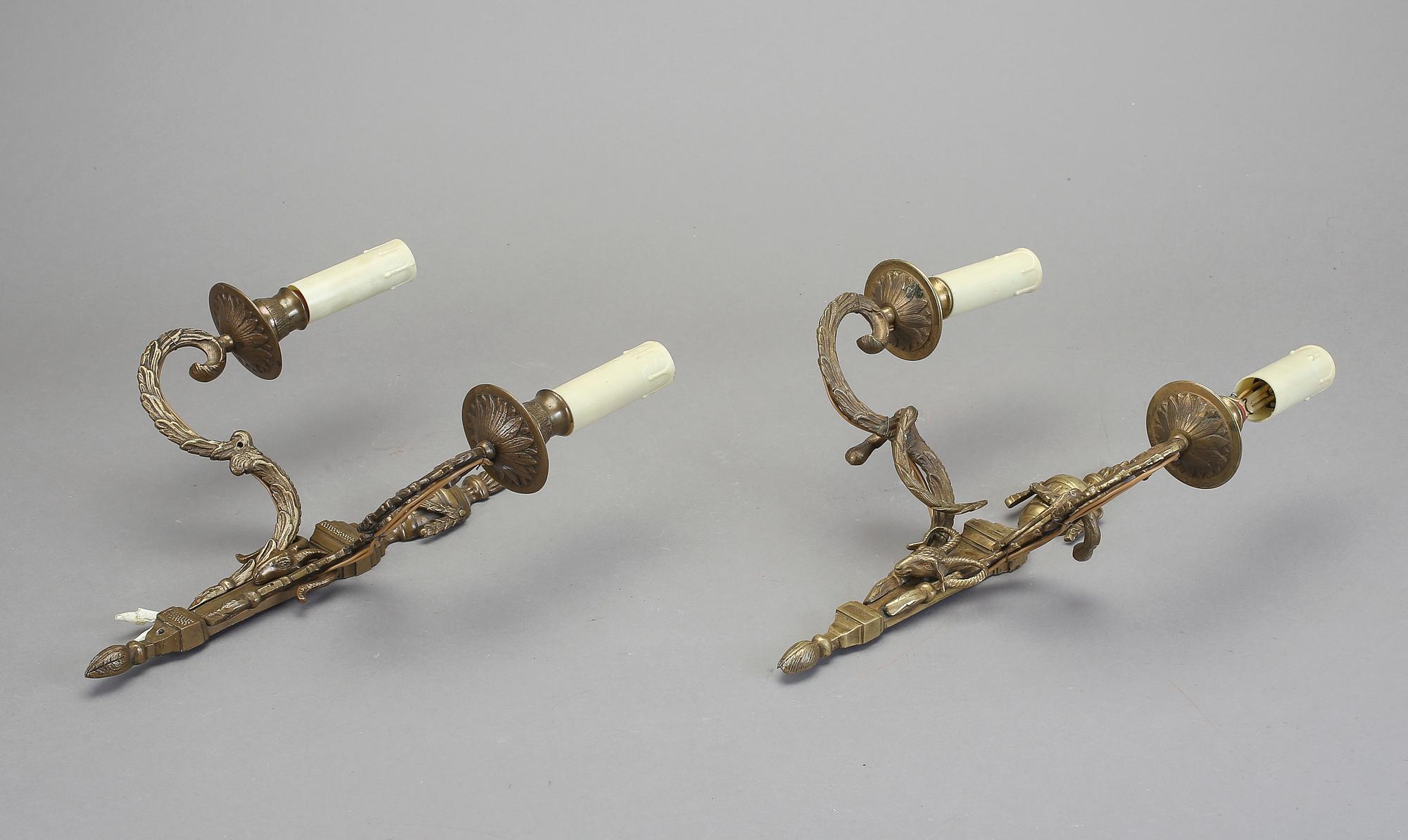 LAMPETTER, gustaviansk stil, 1900-talets mitt.