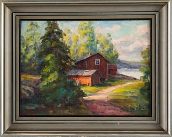 Ina Sjöström, House by the Shore.