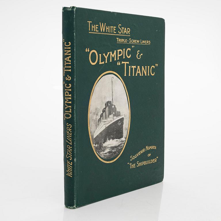 Book, a souvenir number of 'The Shipbuilder' for the Olympic & Titanic.