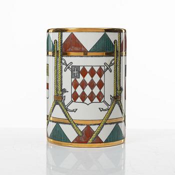 Piero Fornasetti, mug, porcelain, Italy.