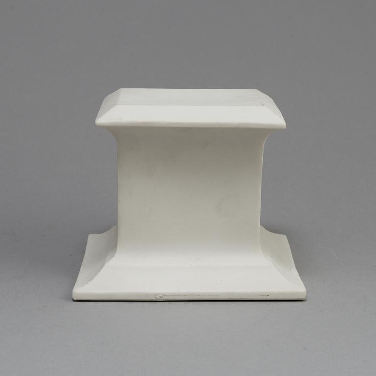 A PARIAN BASE, Gustafsberg, early 20th century.