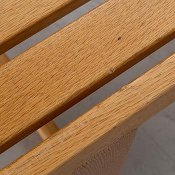 Yngvar Sandström, a 'Tokyo' oak bench from Nordiska Kompaniet's Triva-series, designed 1962.