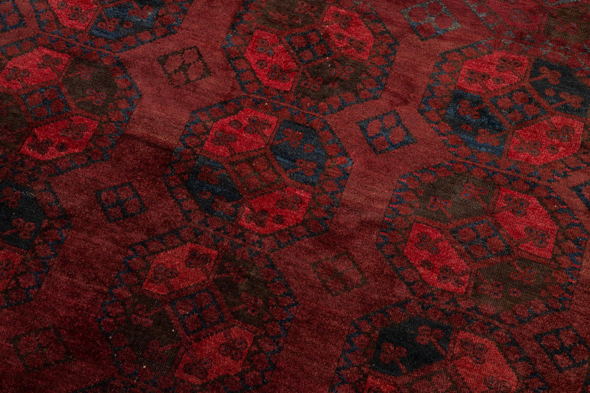 Matta, afghan, antik, ca 285 x 210 cm.