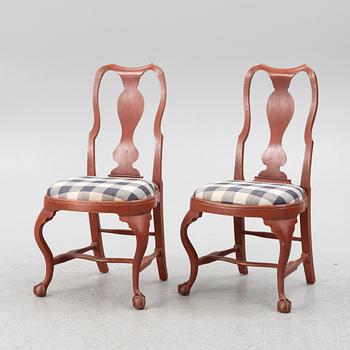 Chairs, a pair, mid-18th century, Late Baroque / Early Rococo.