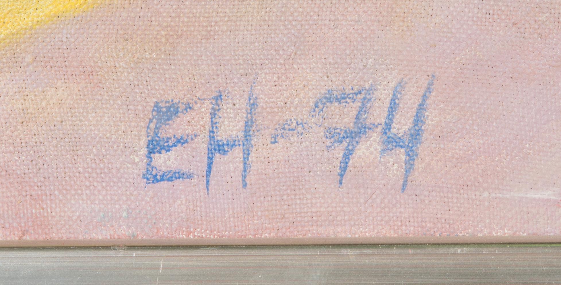 Erkki Hienonen, olja på duk, signerad och daterad -74.