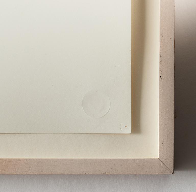 MATT GREENE, utförd 2003, bläck och färgkrita på papper.