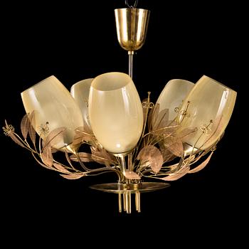 A mid-20th century 9029/5' chandelier  for Taito Oy, Finland.