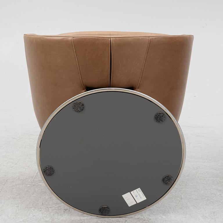 Carl-Henrik Spek, a Clipper armchair with ottoman, Ire Möbler, Tibro, Sweden, 21st century.