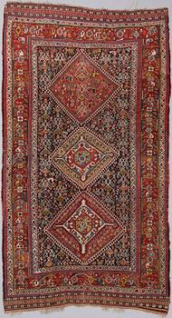 A CARPET, antique, Qashqai, 278x156 cm.
