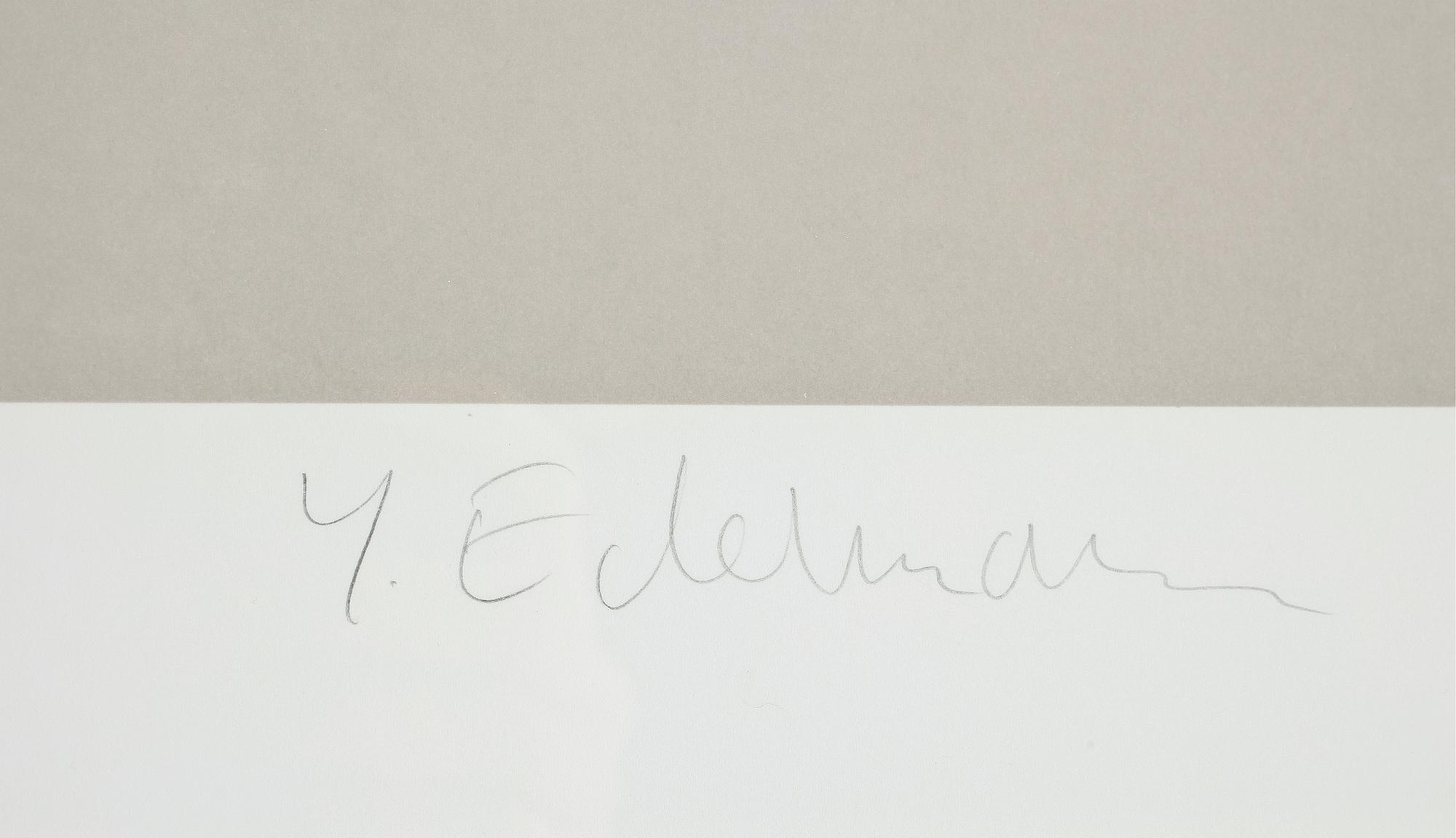 YRJÖ EDELMAN, färglitografi, sign o numr 21/150.