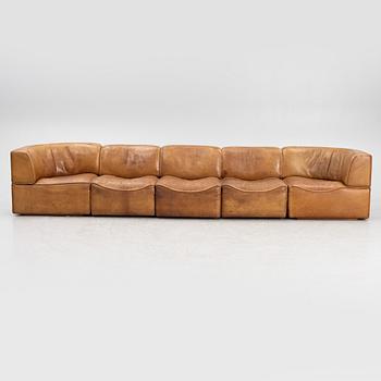 A 5-piece modular sofa, De Sede, Switzerland, 1970s.