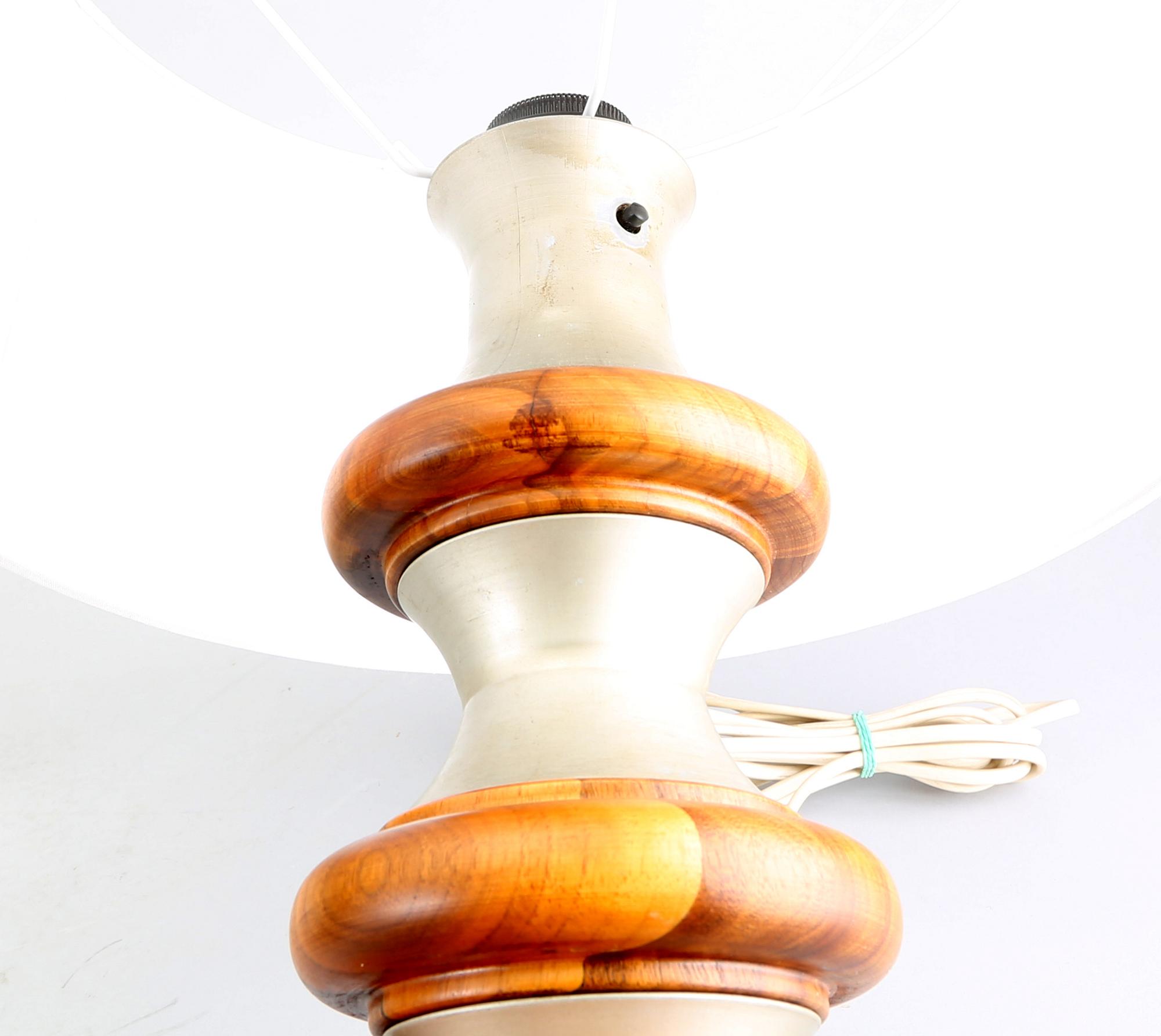 A pair of table lamps later part of the 20th century.