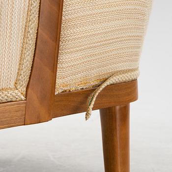 Carl Malmsten, a 'Vår Fru' armchair, second half of the 20th century.