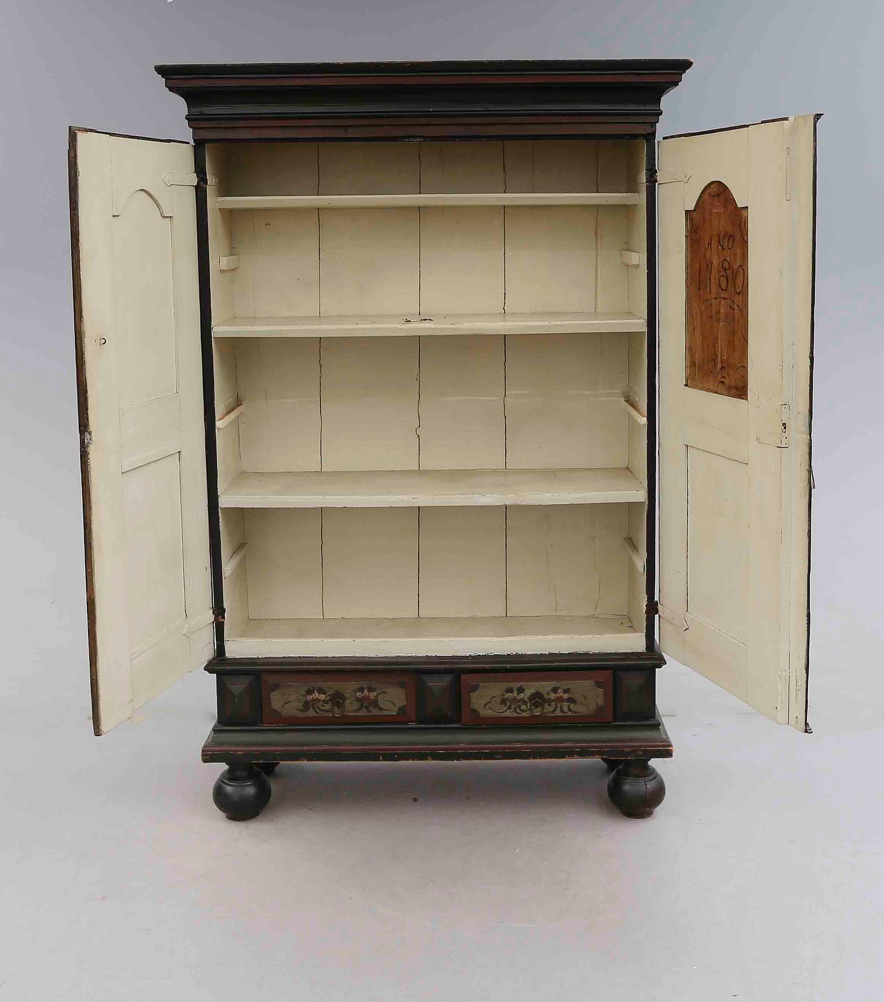 SKÅP, barock, 1700-tal.