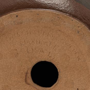 Lisa Larson, skulptur, "Maxikatt", stengods, ur serien "Stora Zoo", Gustavsberg.